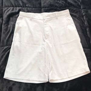 All White Pebble Beach Shorts